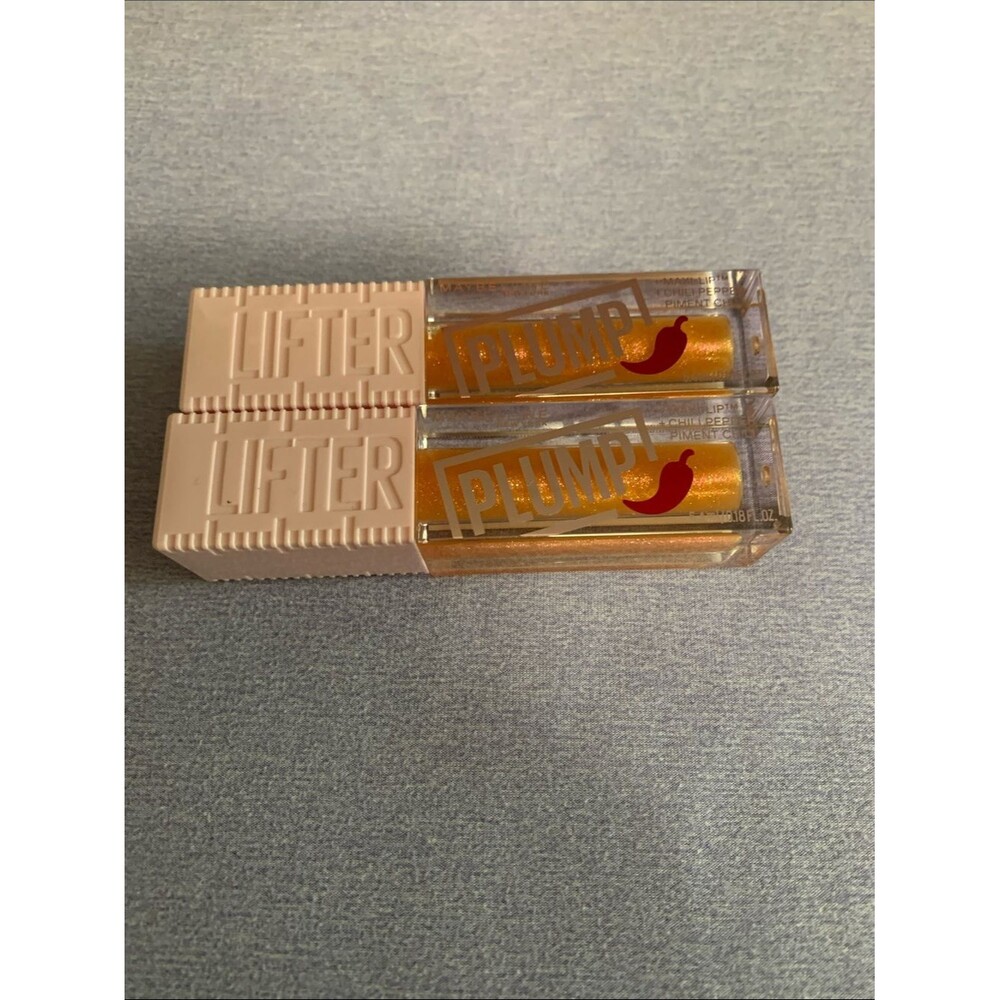 Maybelline Lifter Plump Lip Gloss Duo — Hot Honey Gold Gloss